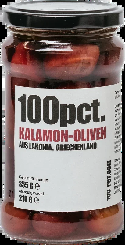 100pct. Bio Kalamon Oliven