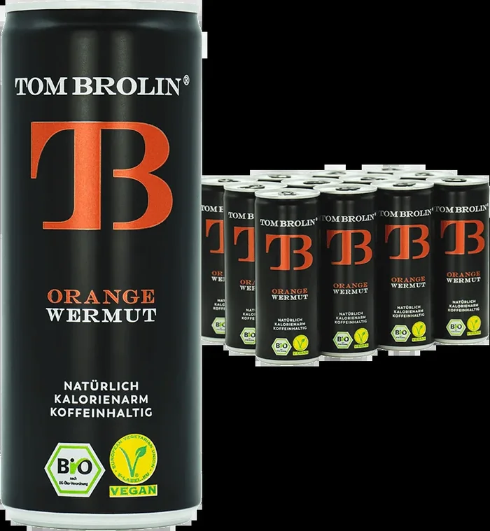 12 x TOM BROLIN – Orange Wermut – Bio-Erfrischungsgetränk