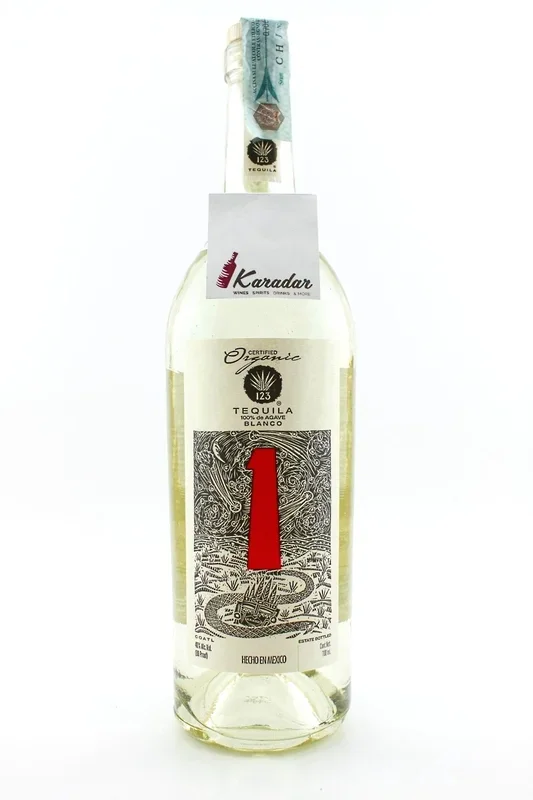123 Organic Tequila Blanco 1 uno 40% vol. Destillate Ausland | Kara…
