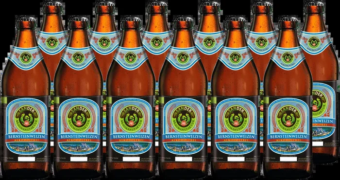 12x Braumanufaktur Sander Bernsteinweizen Alkoholfrei
