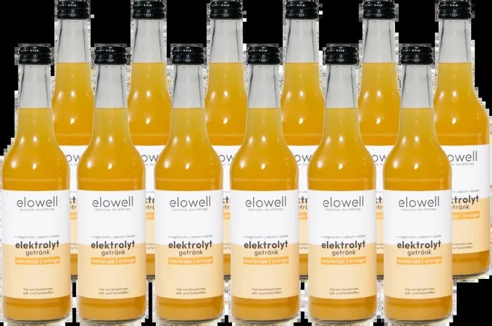 12x elowell Maracuja | Orange – Elektrolytgetränk