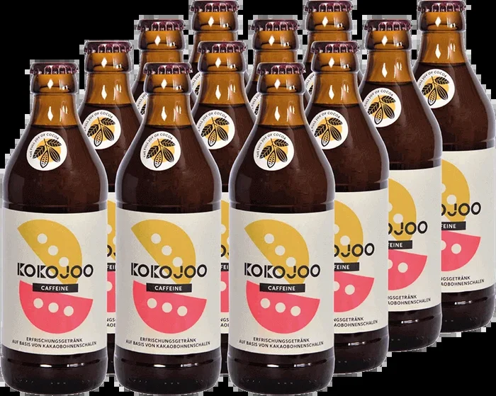 12x kokojoo caffeine – cocoa fruit soft drink with caffeine