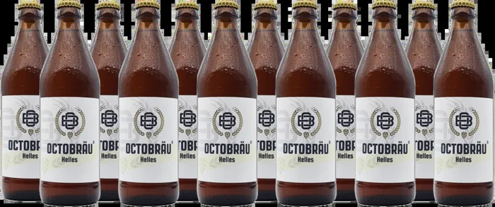 12x Octobräu Helles 0,33l