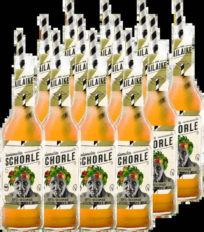 15x AiLaike Bio-Schorle Apfel