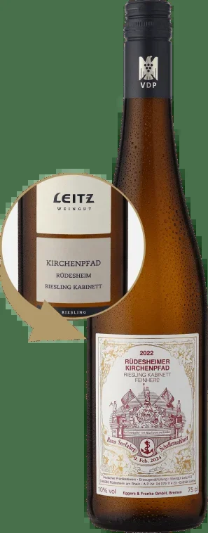 2022 Leitz Rüdesheimer Kirchenpfad Riesling – Weißer Schafferwein 2024