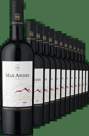 2023 Rothschild Mas Andes Gran Reserva Cabernet Sauvignon im 12er-Vorratspaket