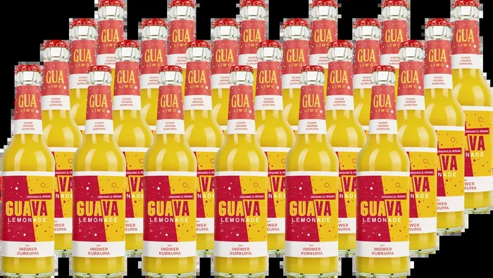 24x GUA LIMO Ginger & Turmeric – Organic Lemonade