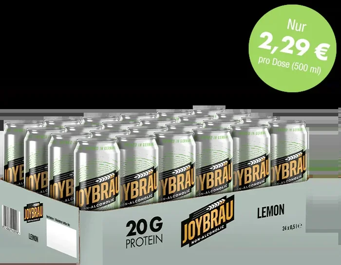 24x JoyBräu Lemon – alkoholfreies Proteinbier