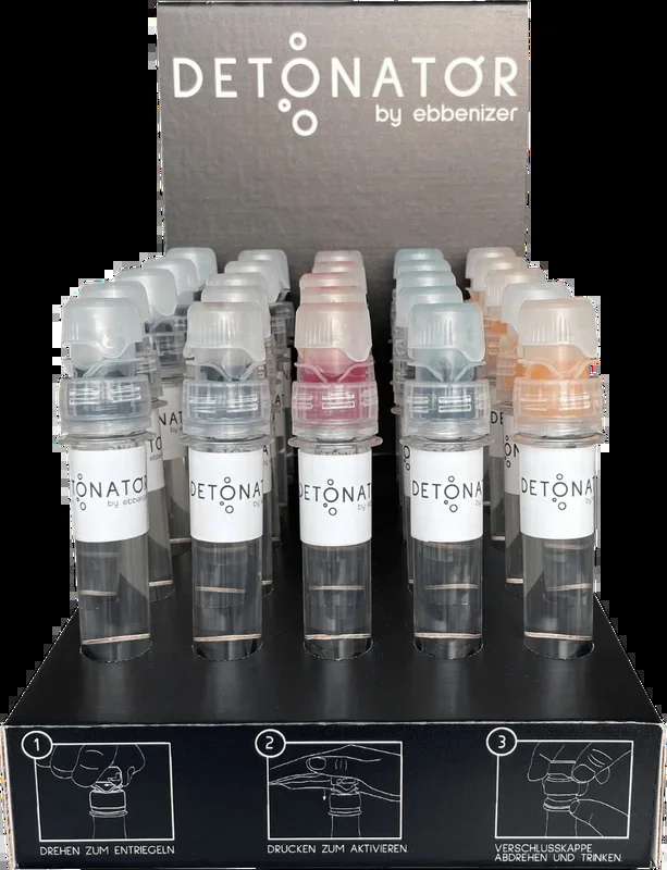 25x Detonator by Ebbenizer – Korn Shot Set mit 5 Geschmacksrichtungen