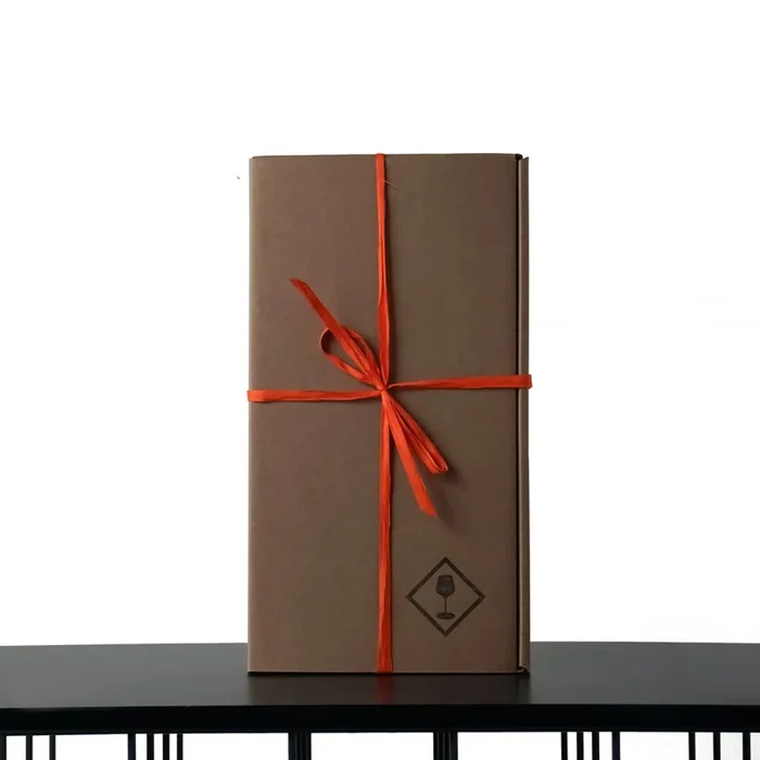 2er Geschenkkarton natur
