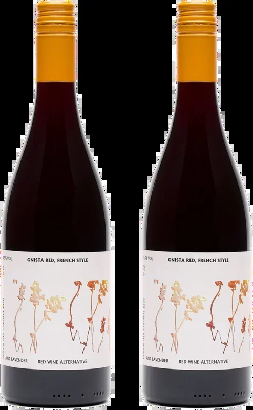 2x GNISTA Red Not Wine French Style – Alkoholfreie Wein-Alternative