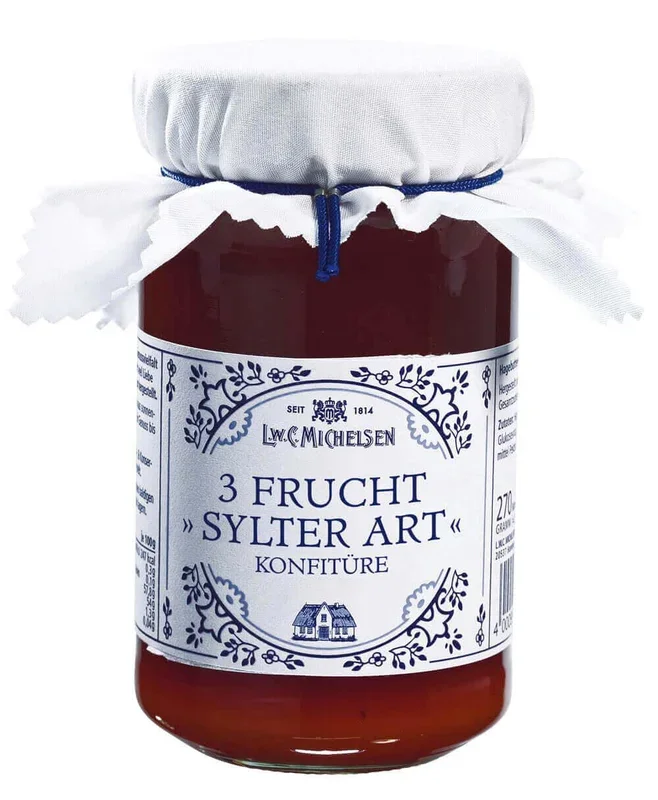 3-Frucht-Sylter Art -Konfitüre Extra- – Feines aus der Landhausküche