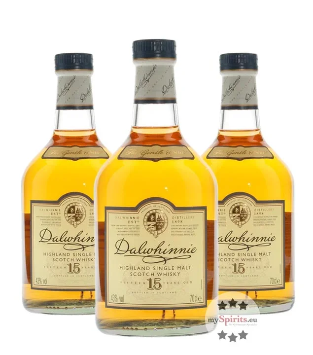 3 x Dalwhinnie 15 Jahre Whisky Vorteilspack