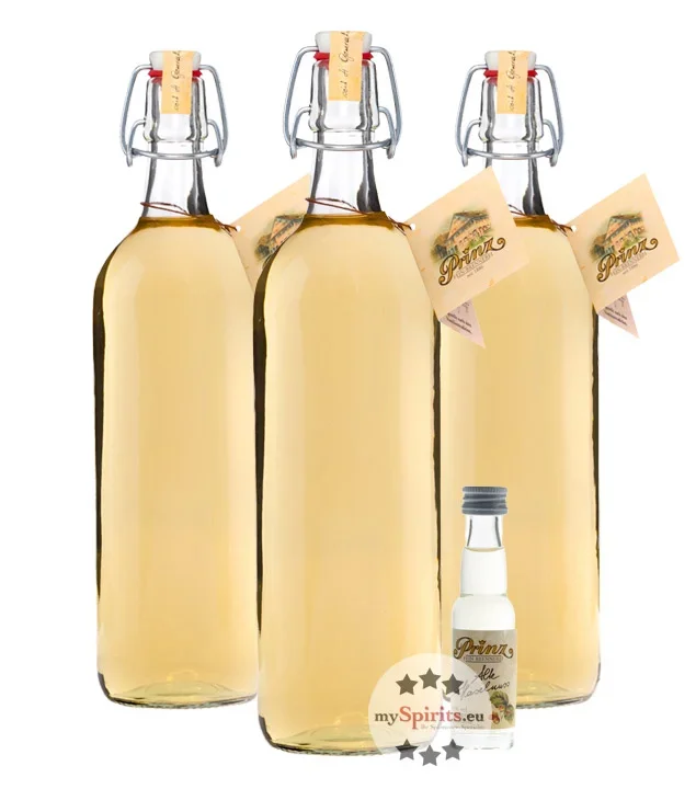 3 x Prinz Alte Haselnuss 1l + gratis Miniatur