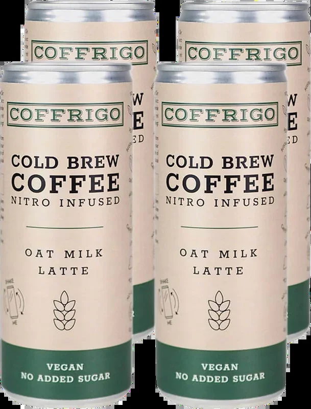 4x OAT MILK LATTE – Cold Brew Kaffee