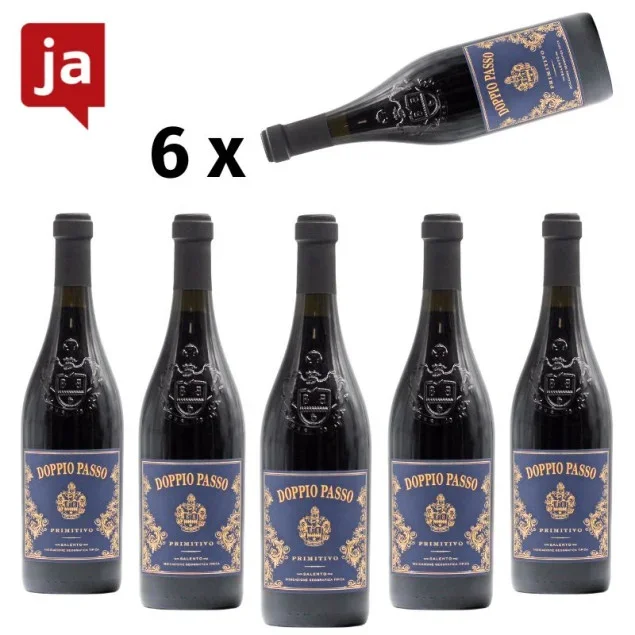 6 Flaschen Doppio Passo Primitivo Salento IGT – Jashopping