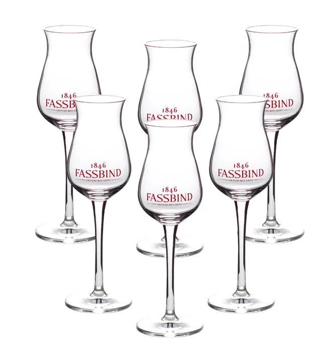6 x Fassbind Kelch-Glas