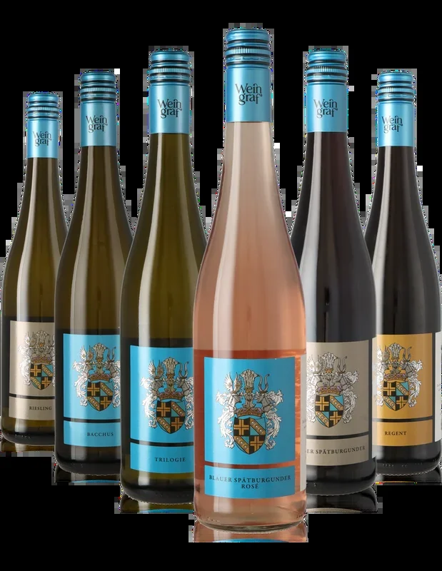 6er Weinpaket lieblich und süße Weine aus Deutschland