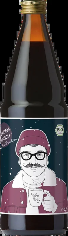 6x „Hot Henry“ family punch – non-alcoholic organic fruit punch