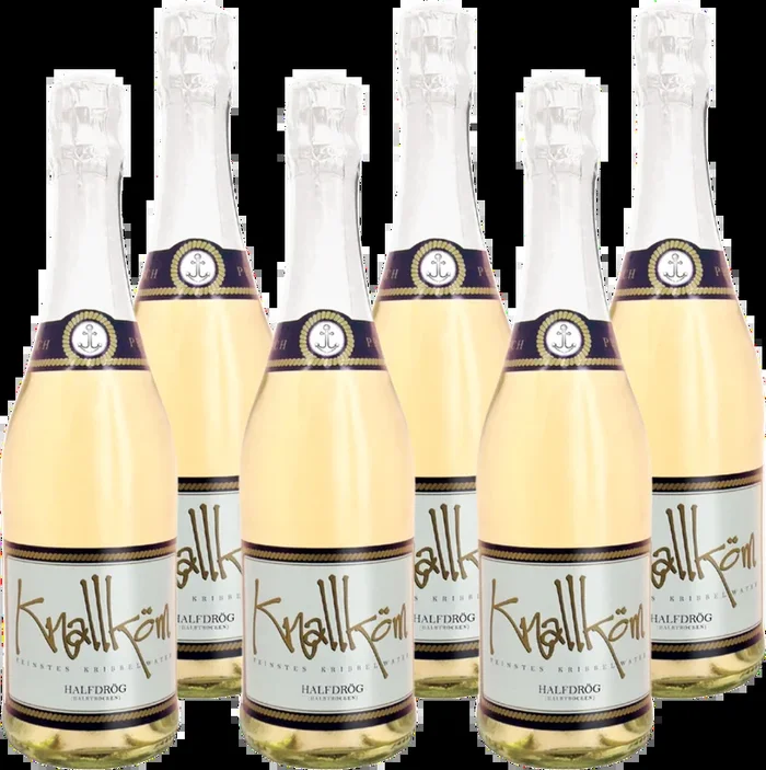 6x Knallköm „halfdrög“ – semi-dry sparkling wine