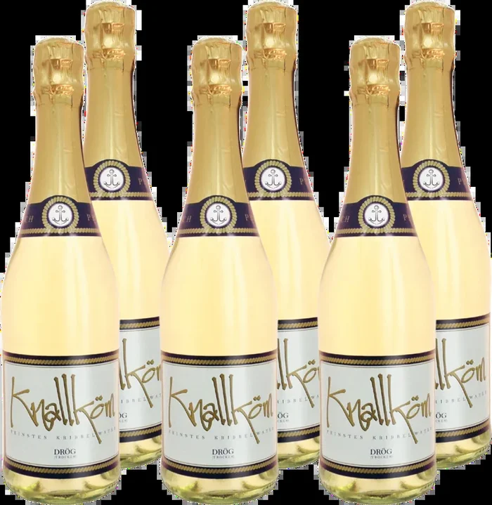 6x Knallköm drög – trockener Sekt