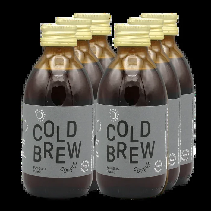 6x Pure Black Classic Organic – Cold Brew Coffee