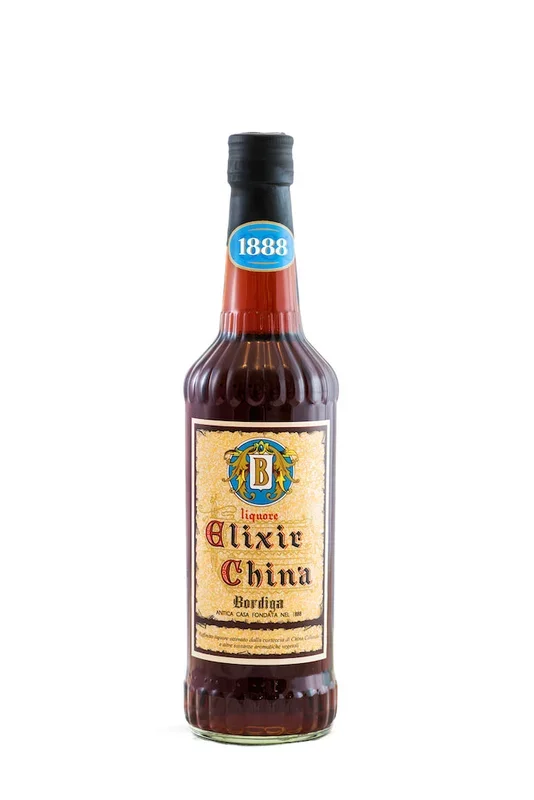 „Elixir China“ Likör von Bordiga 1888. 0,7 l, Alk. 21 % vol.