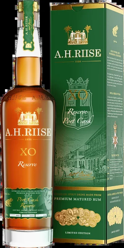 A.H. Riise XO Reserve Port Cask Rum Ltd. Edt. (Rum-Basis) 45% 0,7l