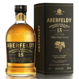 Aberfeldy 15 Years Bolgheri Red Wine Cask Single Malt Scotch Whisky 0,7l Flasche