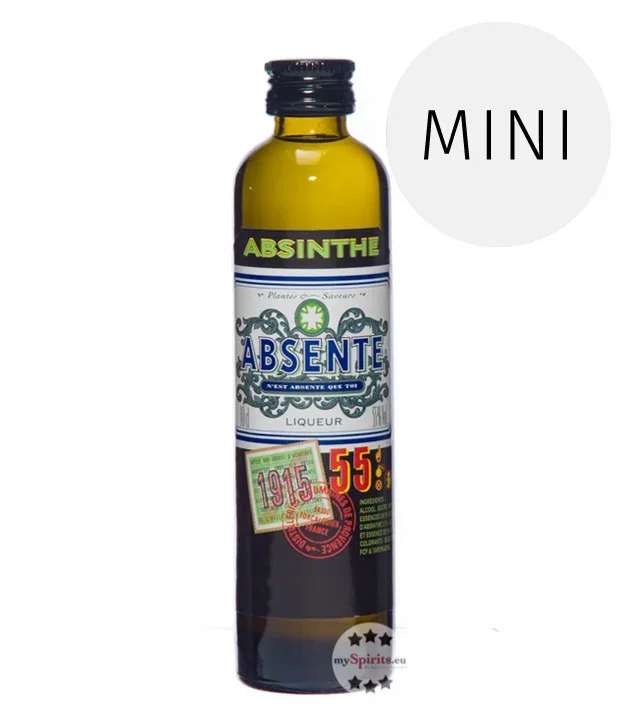 Absente 55 Absinth Liqueur 10cl Miniatur