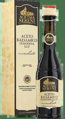 Aceto Balsamico di Modena IGP Invecchiato Etichetta Bianca Acetaia Sereni