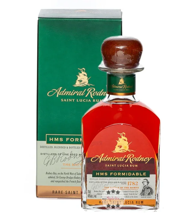 Admiral Rodney HMS Formidable Rum