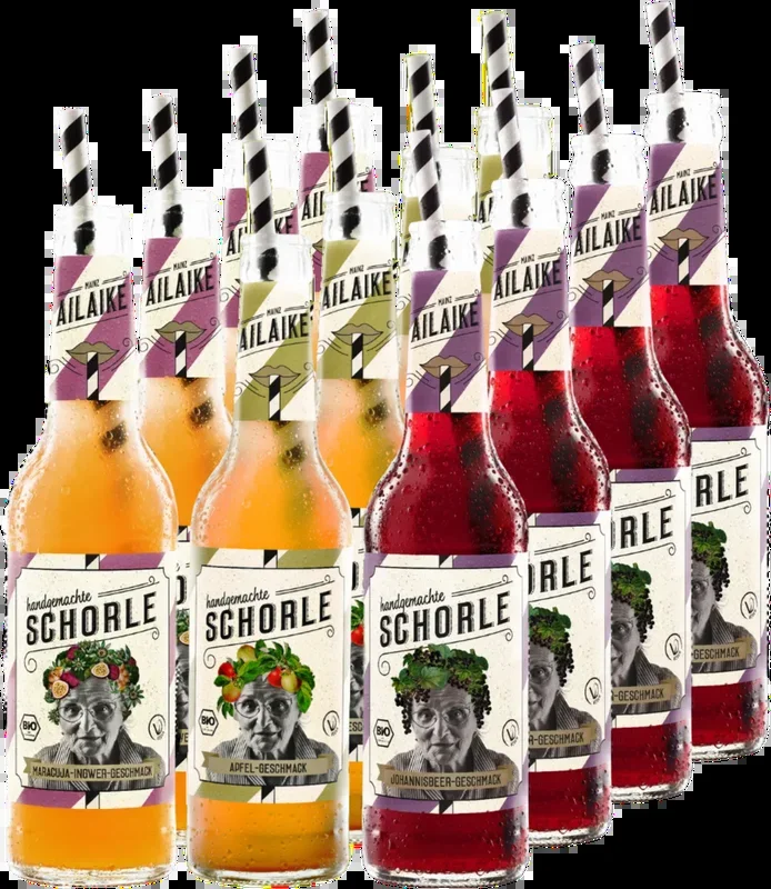 AiLaike spritzer bundle (5x apple + 5x redcurrant + 5x ginger)