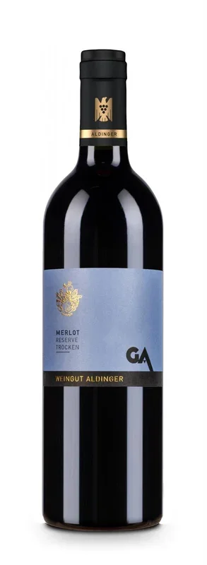 Aldinger Merlot Reserve trocken, Weingut Aldinger Fellbach, Württemberg, Jahrgang 2020
