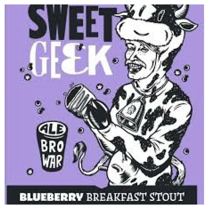 ALEBROWAR SWEET GEEK Blaubeere Frühstück Stout