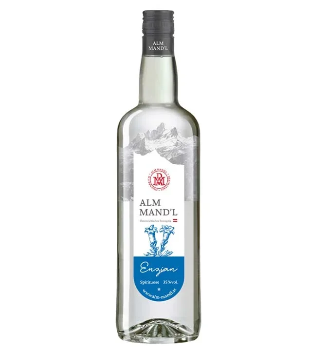 Alm Mandl Enzian Schnaps