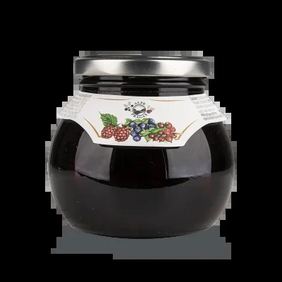 Alpe Pragas Boscus Waldfrüchte in Sirup