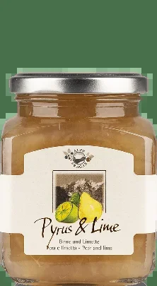 Alpe Pragas Pyrus & Lime Fruchtaufstrich Birne und Limette 335g