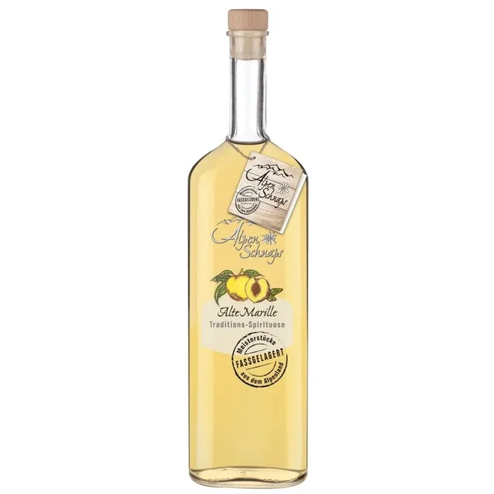 Alpenschnaps Alte Marille fassgelagert Flasche (0,5 Liter)