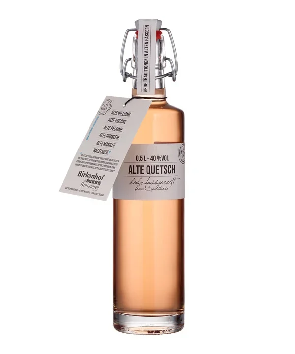 Alte Quetsch | 40% Vol. | Fassgereifter Pflaumenschnaps | 0,5L Flasche