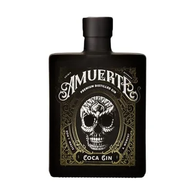 Amuerte Coca Leaf Gin Black Edition 70cl