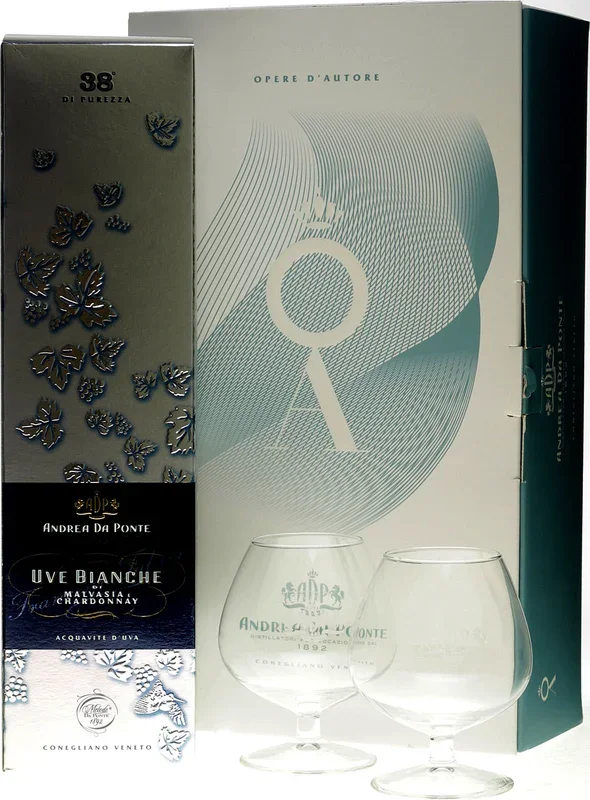 Andrea da Ponte Uve Bianche Geschenkset 0,7l 38%