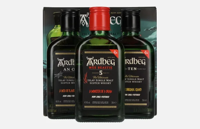 Ardbeg The Three MONSTERS OF SMOKE 46,7% Vol. 3×0,2l in Geschenkbox
