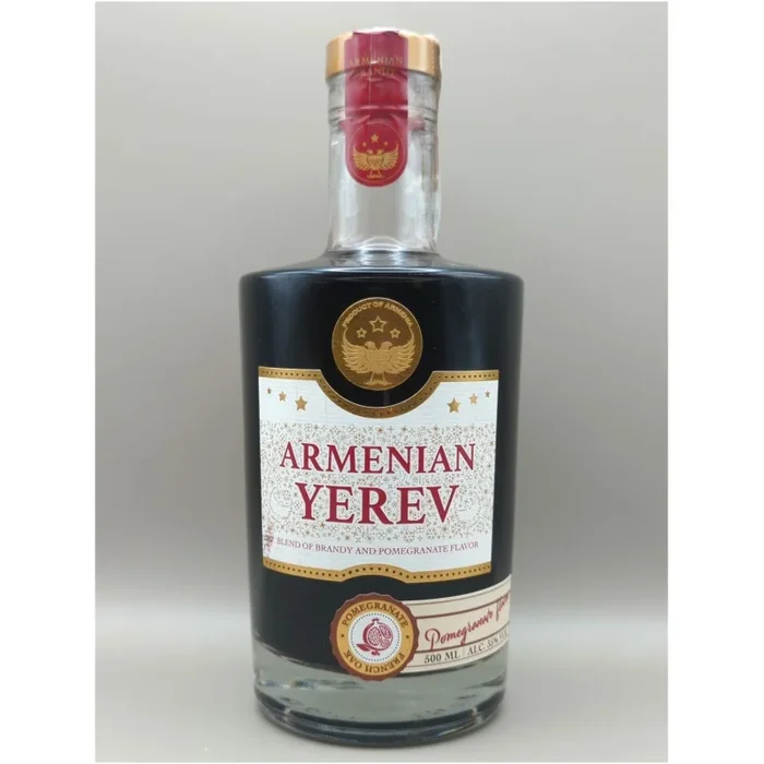 ARMENIAN YEREV BRANDY – Brandy mit Granatapfelgeschmack 35 % 0,5 l