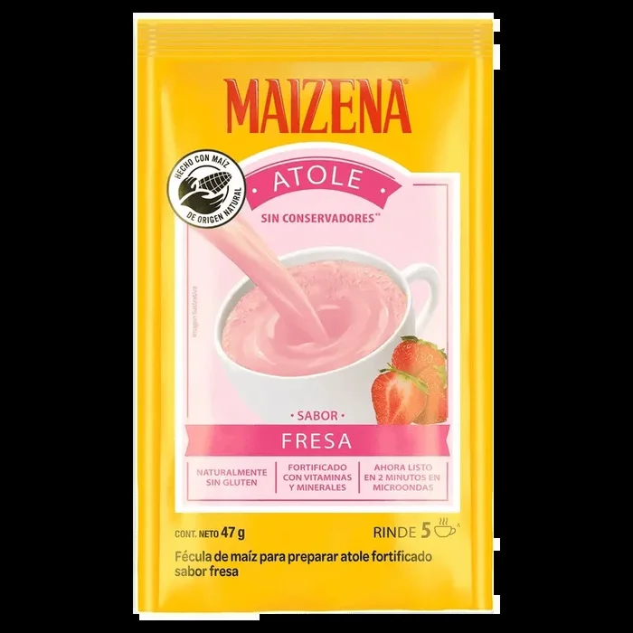 Atole Fresa / Erdbeer Warmgetränkzubereitung von Maizena 45g (1 St.)