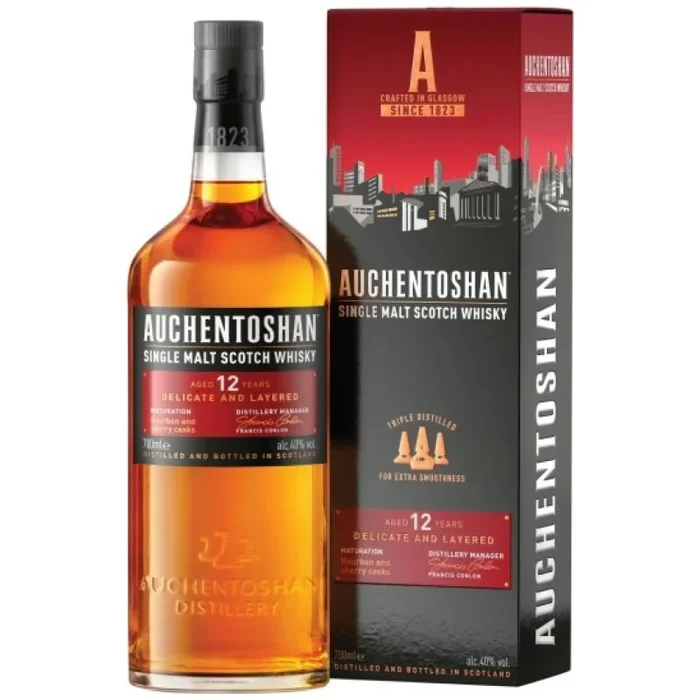 AUCHENTOSHAN – Single Malt Scotch Whisky – Aged 12 Years