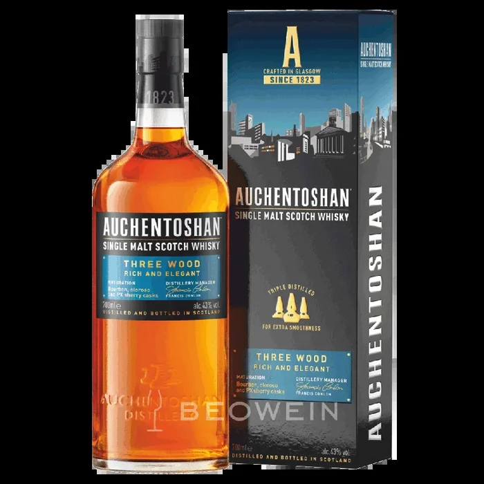 Auchentoshan Three Wood 0,7 l – Whisky im Lieferservice bei tgh24