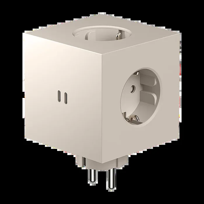 Avolt | Square 2 | Steckdosenwürfel mit USB-C | Beige