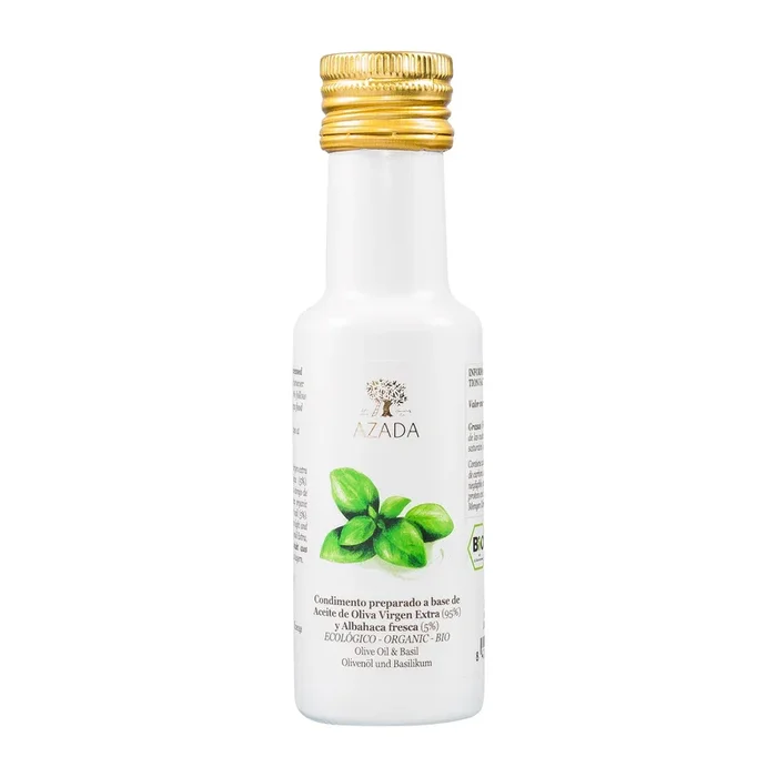 Azada | Olivenöl mit Basilikum | 100ml