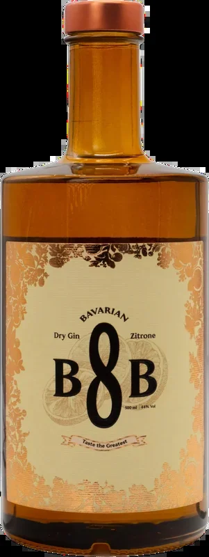 B8B Dry Gin Lemon